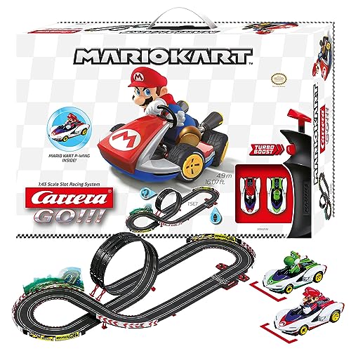 Conjunto de veículo e pista CARRERA Mario Kart Carrera - Brinquedos - conjunto, veículo, pista, carrera, mario kart, trajeto
