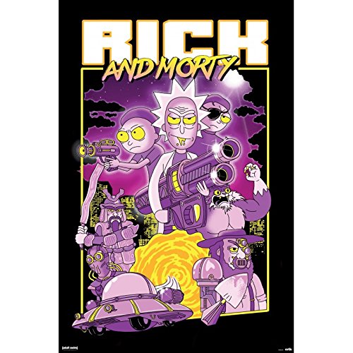 Póster ERIK EDITORES Rick And Morty Characters Grupo Erik Editores - Pósteres, impressões e arte visual - Rick, morty, personagens, 61x91,5 cm