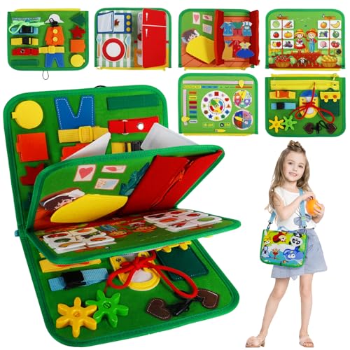 Brinquedo Educativo TZPAUG Montessori Busy Board ALTHEA SARL - Brinquedos - educativo, motoras, cognitivas, habilidades básicas