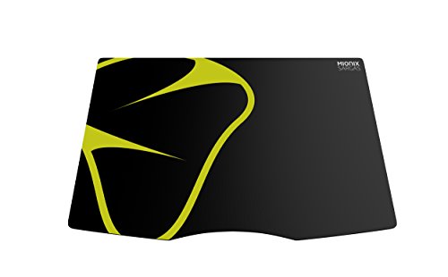 Tapete de Rato Gaming Mionix Sargas M Preto e Amarelo Mionix - Tapetes de rato - microfibra, borracha, velocidade, precisão