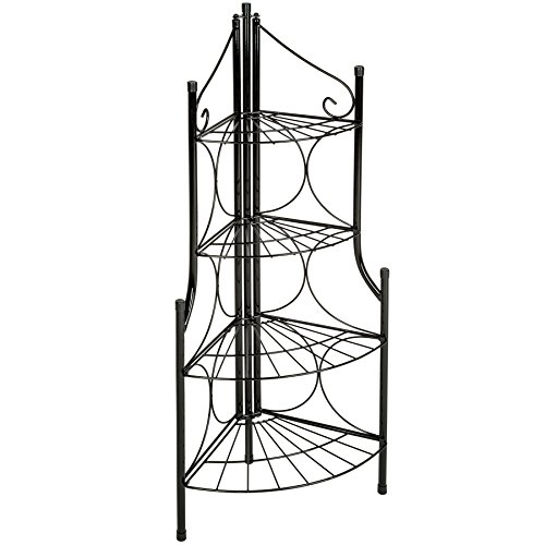 Estante de Jardim TECTAKE (Prateado - Aço - 30x30x106 cm) TecTake - Móveis de exterior - prateado, aço, 30x30x106 cm