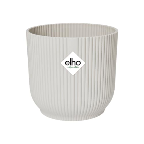 Vaso de Interior ELHO VIBES FOLD ROUND 25 Elho - Vasos e canteiros - branco, plástico, redondo, Ø 25 cm