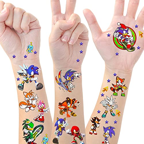 Autocolantes Temporais para Crianças SONIC PAGASUS - Conjuntos de brinquedos - autocolantes, crianças, temporais, Sonic