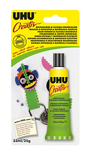 UHU Creativo Goma Eva Incolor 33 Ml 62931 UHU - Cola e adesivos de hardware - goma eva, 33 ml, suave, criar formas