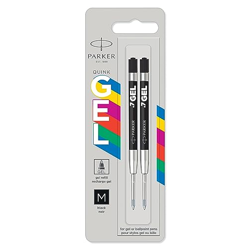 Caneta de Tinta Permanente PARKER Gel-Mine Eco Preto Newell Brands - Tinta e recargas de caneta - tinta permanente, gel-mine eco, preto, resistente à água