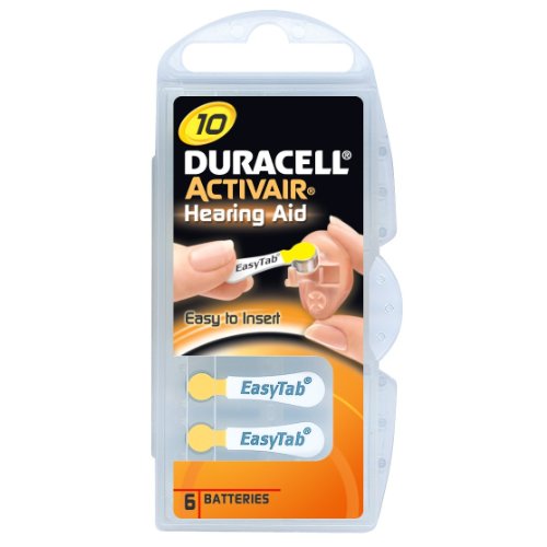 Pilhas DURACELL Activair (10 unidades) (1 x 10) Duracell - Baterias de uso geral - alcalino, aa, 100 mAh, 10 unidades