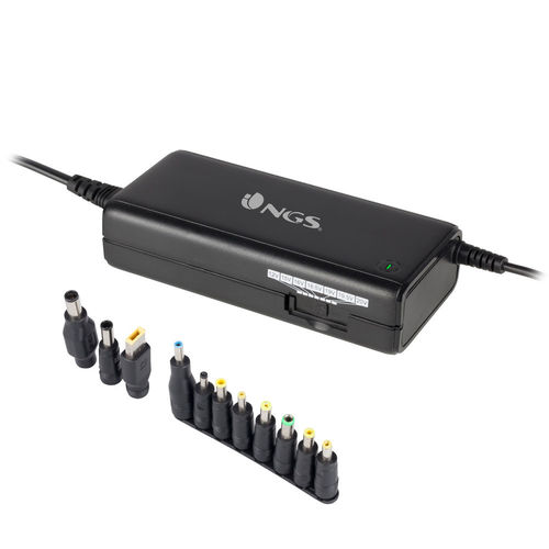 Adaptador e transformador NGS Ban (Interior - 90 W - Preto) NGS - Adaptadores de energia e carregadores - 90 W, preto, interior