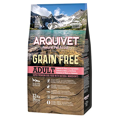 Ração para Cão ARQUIVET (12 Kg - Seca - Adulto - Sabor: Atum e Salmão) Arquivet - Ração para cães - 1,2 kg, seca, adulto, atum e salmão