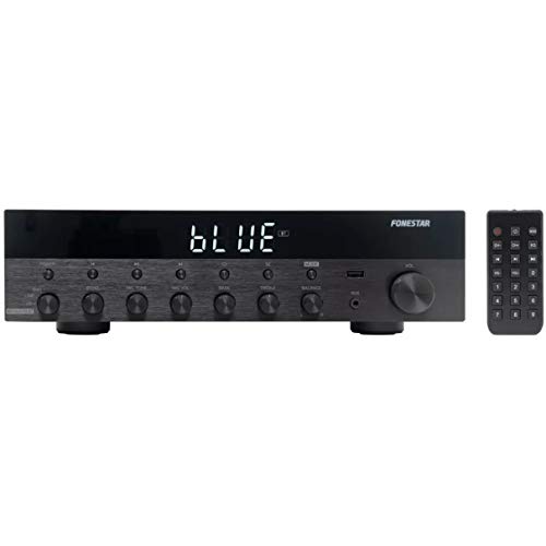 Amplificador FONESTAR AS6060 (Preto - 2.1 canais) FONESTAR - Amplificadores de áudio - preto, 2.1 canais