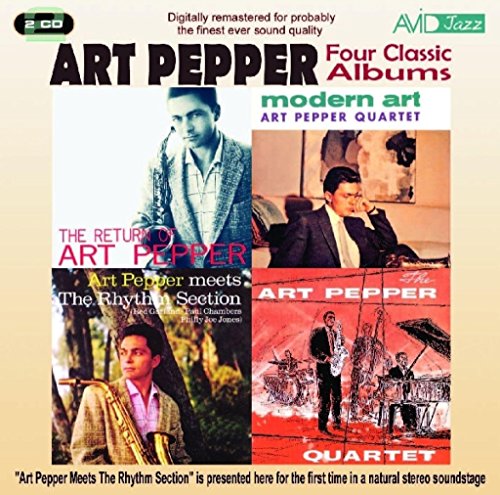 CD Art Pepper - 4 Classic Albums The Return of Art Pepper/Modern Art/The Art Pe AVID - Downloads de música digital - cd, art pepper, 4 classic albums, return of art pepper, modern art, the art pe