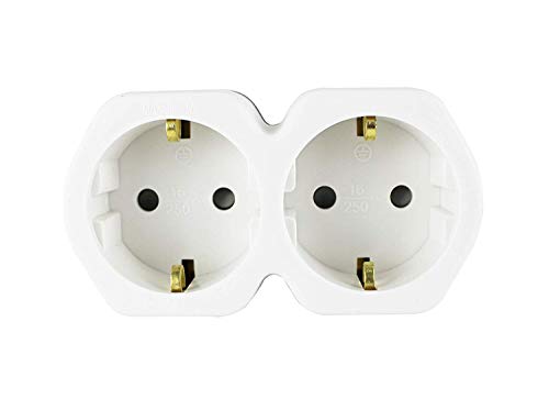 Extensão Elétrica DURONIC 2 tomadas Branco ELAELA - Fios de extensão - 2 tomas, proteção infantil