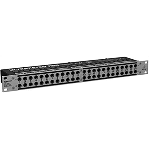 Mesa de mistura BEHRINGER PXP3000 (Canais: 48) Behringer - Painéis de conexão - 48 canais, bandas passantes, 30-15000 MHz, preto e prateado