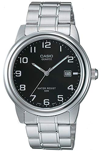 Relógio de Pulso para Homem BROTHERS MTP-1221A-1AVEF Casio - Relógios - indicador de data, led, cristal mineral, corrente aço inoxidável