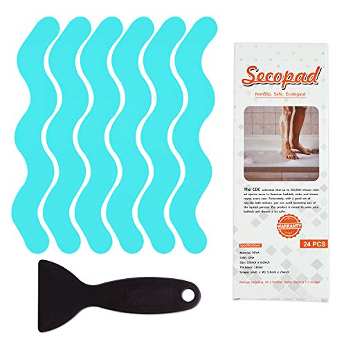 Conjunto de 24 Post-its Anti-deslizante Azul SECOPAD Secopad - Fitas de sinalização e advertência - 24 post-its, anti-deslizante, azul