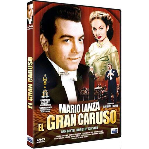 The Great Caruso (1951) / El Gran Caruso (DVD) DVD - Dvds e vídeos - enrico caruso, biografia, ópera, internacional