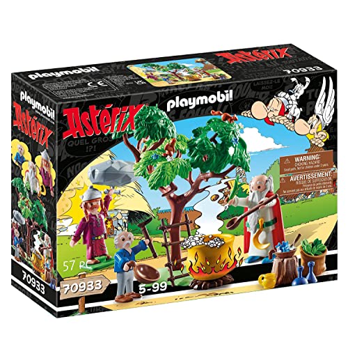 Asterix: Getafix with the Magical Potion Cauldron PLAYMOBIL - Brinquedos - asterix, getafix, poção mágica, caldeira, gaules, romanos