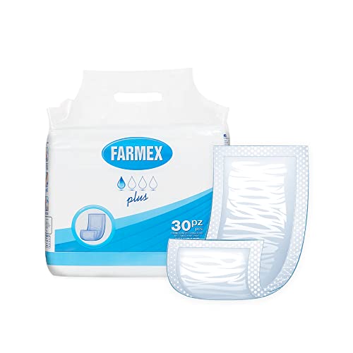 FARMEX Higiénico Rectangular Adulto 30 Unidades Svas Biosana S.P.A. - Acessórios para incontinência - absorvente, celulose, higiênico, incontinência