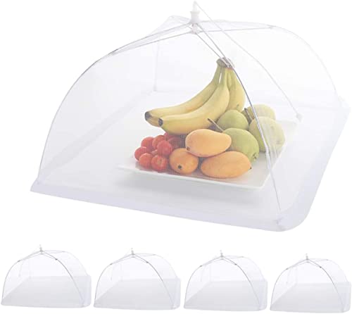Ilauke 5X Coberturas de Malha para Alimentação Plegáveis e Antimosquite Anstore - Eletrodomésticos - malha, antimosquitos, plegável