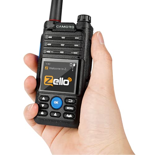 Walkie-Talkie ZELLO 6800mAh (4G - Até 20 Km - Até 18 Horas) INRICO - Acessórios de rádio de comunicação - 6800mAh, 4g, 20 km, 18 horas, SIM card