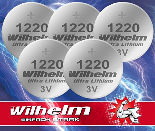 Pilha Recarregável WILHELM DL1220 (3V - Li-Ion) Wilhelm - Baterias - pilha recarregável, wilhelm dl1220, 3V, Li-Ion, CR1220, 40mAh