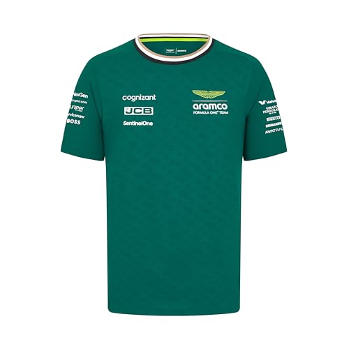 T-shirt para Homem ASTON MARTIN F1 2024 Branco para Futebol (L) Stichd Sportmerchandising BV - Camisas e tops - homem, futebol, branco, L