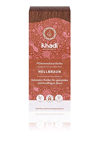 Khadi Tinte Herbal Color Casteño Claro 100 Gr Khadi - Coloração de cabelo - khadi, tinte, herbal, color, casteño claro