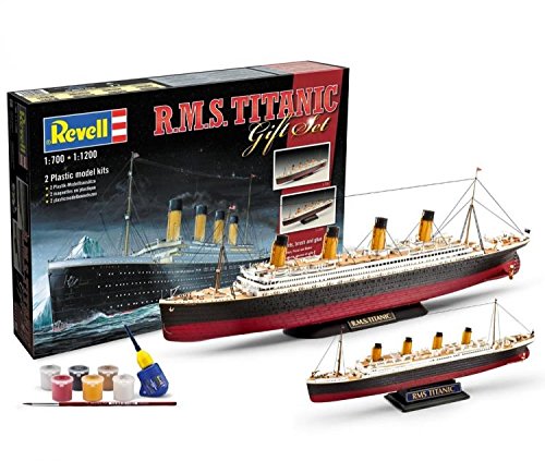 Modelo de navio REVELL RMS Titanic (8 anos) Revell - Kits de modelos em escala - modelado, navio, revel, titanic