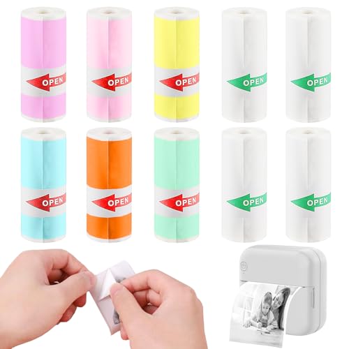 Etiquetas para impressão VOLHULK 10 rollos Volhuluk - Papel de impressora e copiadora - impressão, 10 rollos, 4 x 6 etiquetas, adesão