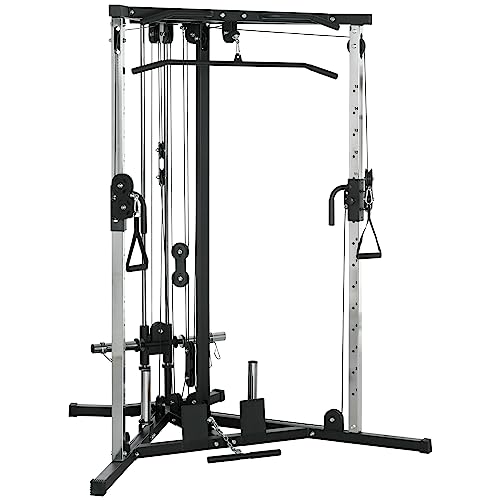 Máquina Multifuncional SPORTNOW (Preto - 170x139x200cm) sportnow - Máquinas e suportes de levantamento de pesos - multifuncional, preto, 170x139x200cm