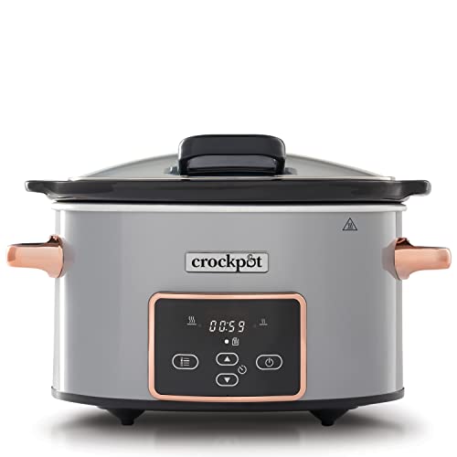 Crock-Pot SCCFPV75E 3.5L Preto, Prateado, Dourado Newell Brands - Eletrodomésticos de cozinha - croc pot, 3.5l, preto, prateado, dourado