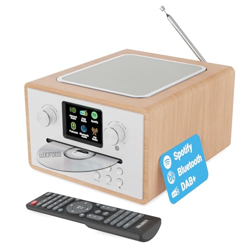Rádio HOMERTON Homerton R-1000 (Castanho - Digital - Dab+ - Bluetooth) Majority - Áudio - castanho, digital, dab+, bluetooth