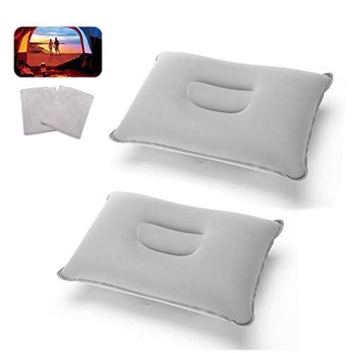 Almofada Inflável Ju YING Cinzento (43x27cm) JU YING - Almofadas de viagem - inflável, cinzento, 43x27cm