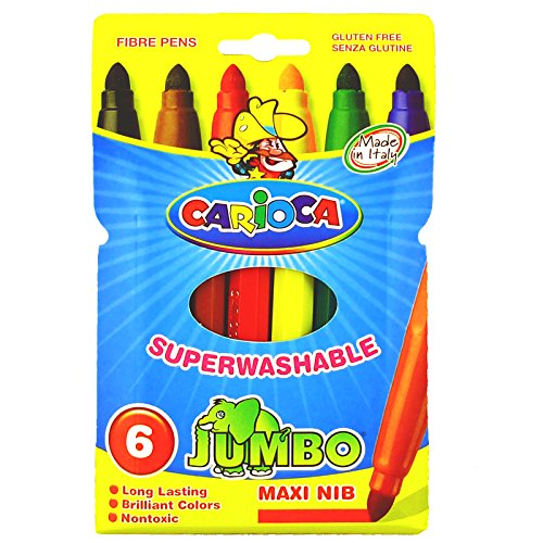 Caixa de Arrumação para Canetas CARIOCA 40564 Carioca - Organizadores de mesa - 6 caixas, plástico, design colorido, arredondada