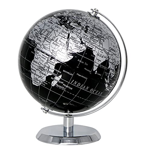 Globo EXERZ 14 cm (Mapa do Mundo - 14 cm) Exerz Limited - Globos terrestres - mapa do mundo, 14 cm, escala 1:40 milhões, cidades importantes