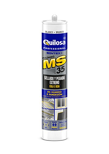 Cola de Polímero QUINOSA Sintex MS 35 Branco quilosa - Revestimentos protetores e selantes - polimerico, alta resistência, elasticidade, resiste UV