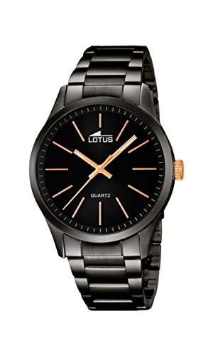Relógio LOTUS 18162/2 (Aço Inoxidável - Preto) Lotus - Relógios - aço inoxidável, preto, movimento de quartzo, design moderno