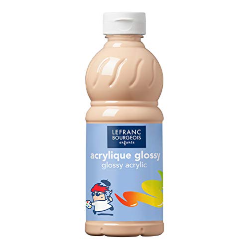 Tinta Acrílica LEFRANC&BOURGEOIS ED Cor Brilhante 0,5L Pêssego COLART - Tinta, tinta de arte e esmalte - acrílica, brilhante, 0.5L, pessegue