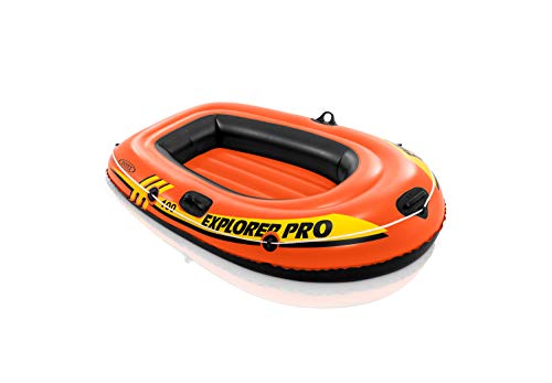 Barco Insuflável INTEX Flutuante (Laranja - Poliéster - 160x94x29cm) INTEX - Barcos a remos - insuflável, flutuante, laranja, poliéster
