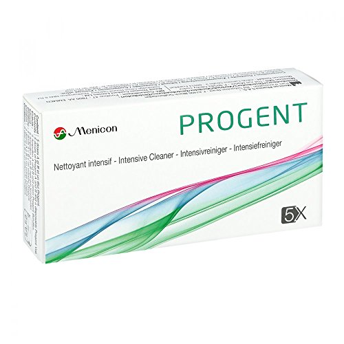Menicon Progent 5 Ampolas de Limpeza Intensiva Menicon - Solução para lentes de contato - limpeza intensiva, ampolas