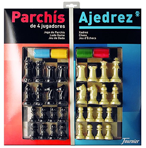 Conjunto de Jogo de Xadrez Grande e Peças Fournier Fournier - Jogos de tabuleiro - grande, peças, xadrez