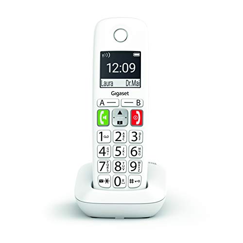 Telefone GIGASET E290 Analógico/Digital Branco Gigaset - Telefonia - analógico, digital, branco
