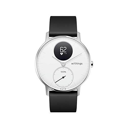Relógio Desportivo NOKIA Steel HR36mm (Bluetooth - Até 25 meses de autonomia - Branco) Withings - Óculos inteligentes - steel, bluetooth, 25 meses, branco
