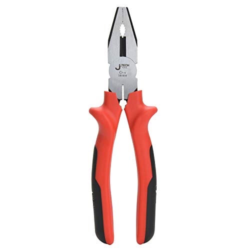 Alicate de Eletricista KNIPEX 03 01 180 SB KNIPEX - Alicates - eletricista, ferro, vermelho