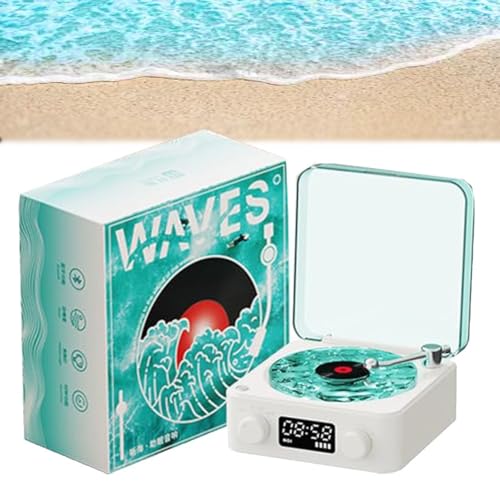Gira-Discos THE WAVES PLAYER 2024 Branco Lonvgrt - Áudio - giradiscos, the waves player 2024, branco