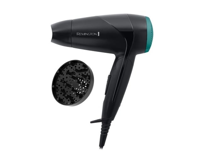 Secador de Cabelo REMINGTON D1500 (2000 W - 3 Níveis de temperatura) Remington - Secadores de cabelo - 2000 W, 3 níveis, compacto, rápido