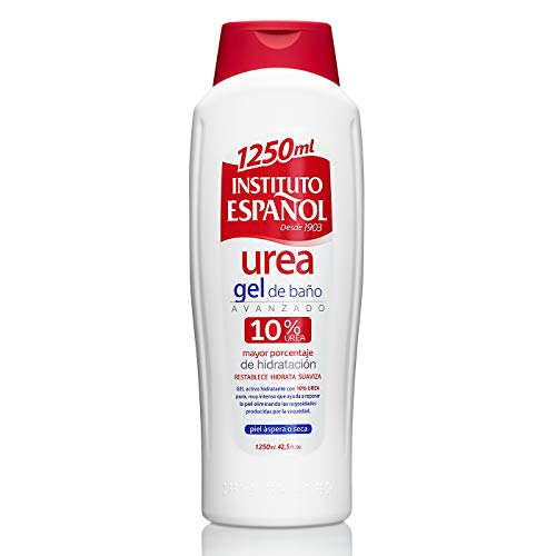 Gel de Banho e duche 10% ureia para pele seca (1250 ml) Instituto Español - Gel de banho - ureia, hidratação, pele seca, 1250 ml