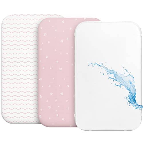 Conjunto de Lençóis para Berço MINICUCA (Rosa) BMS International - Protetores de colchão - berço, lençóis, rosa, minicuca