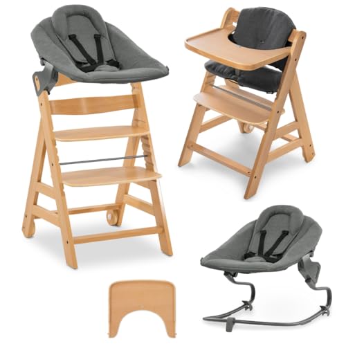 Cadeira de Alimentação HAUCK Alpha Plus Move Hauck - Móveis para bebês e crianças pequenas - cadeira alimentacao, hauck alpha plus move, design moderno, arnês 5 pontos, almofadas pés, assento ajustável, banco elevado, segurança