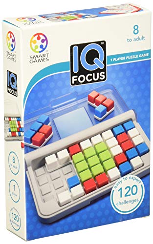 Jogo Educativo SMARTGAMES IQ Focus (Idade Mínima: 8) Smart Games - Jogos - lógica, raciocínio, 120 desafios, 4 níveis