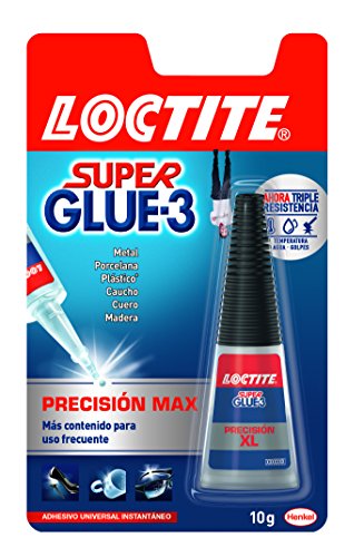 Cola LOCTITE Super Glue 3 Transparente (10g) Henkel - Cola e adesivos de hardware - super cola, transparente, adesão rápida, resistente à água